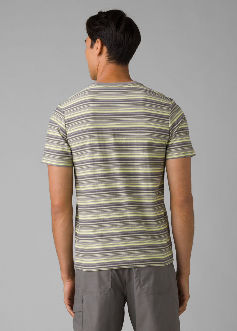 Yellow Men's PrAna Cooper Point Crew T-Shirts | 36785-UNMV