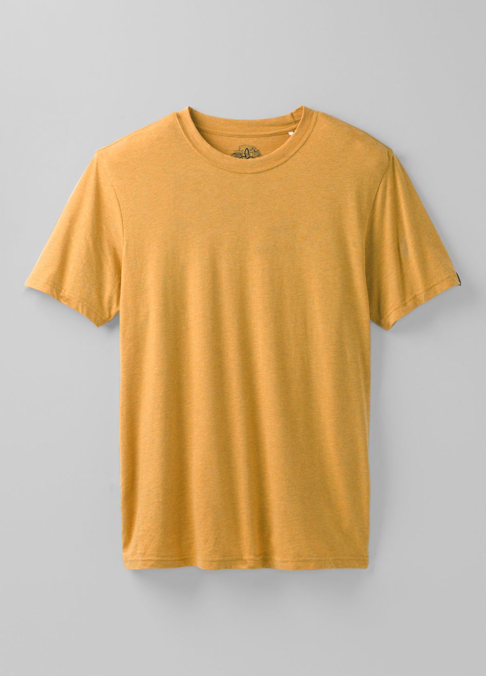 Yellow Men's PrAna Crew T-Shirts | 65798-QCEU