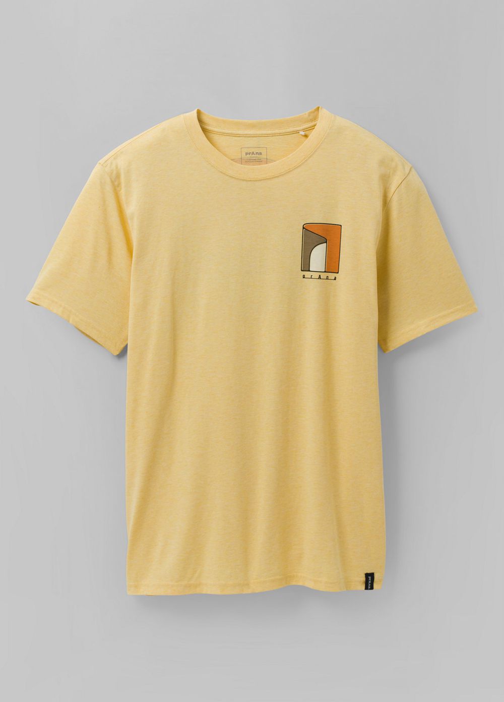 Yellow Men's PrAna Torreys Peak T-Shirts | 96453-RZHY