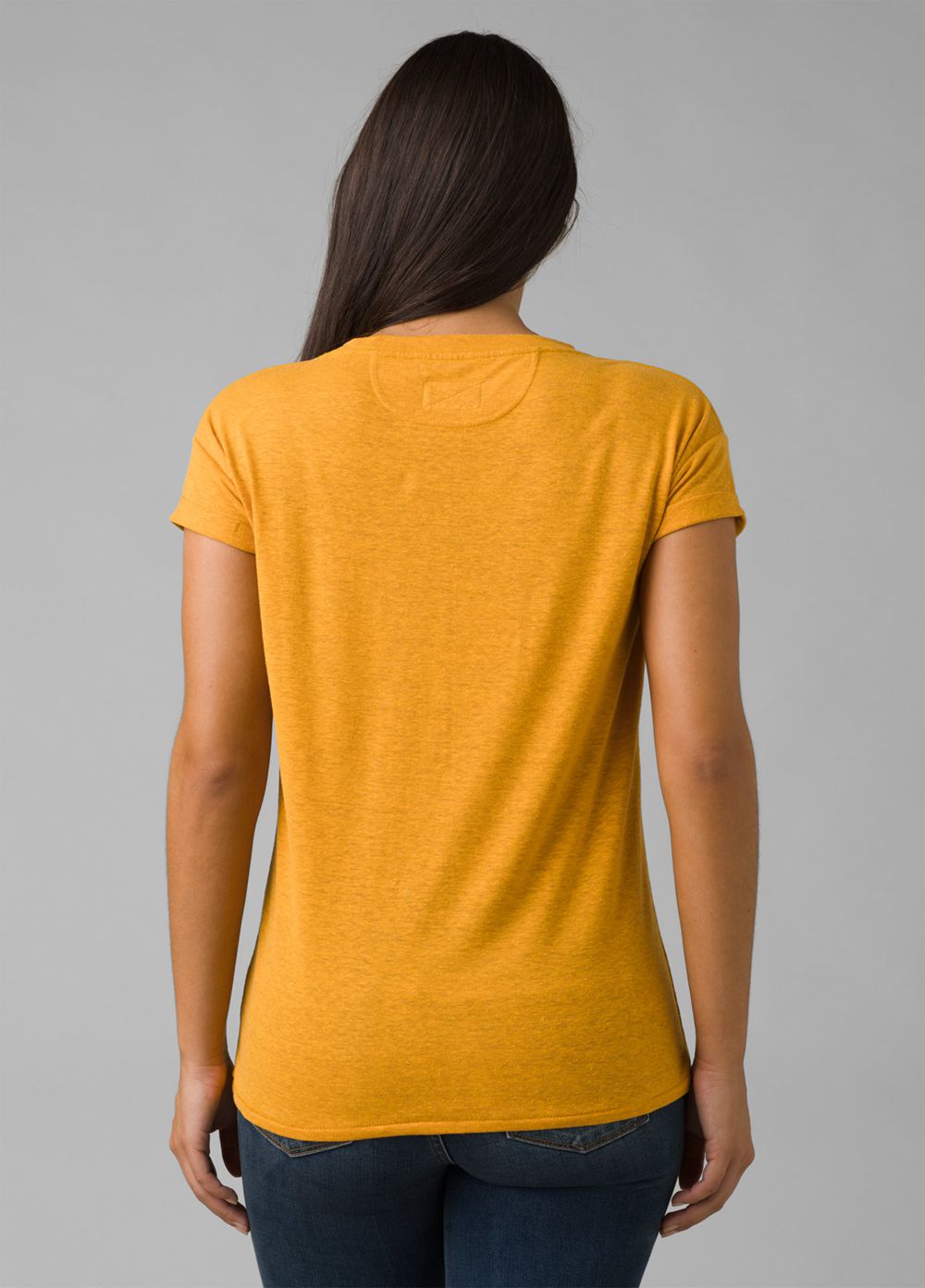 Yellow Women's PrAna Cozy Up T-Shirts | 45920-DELR