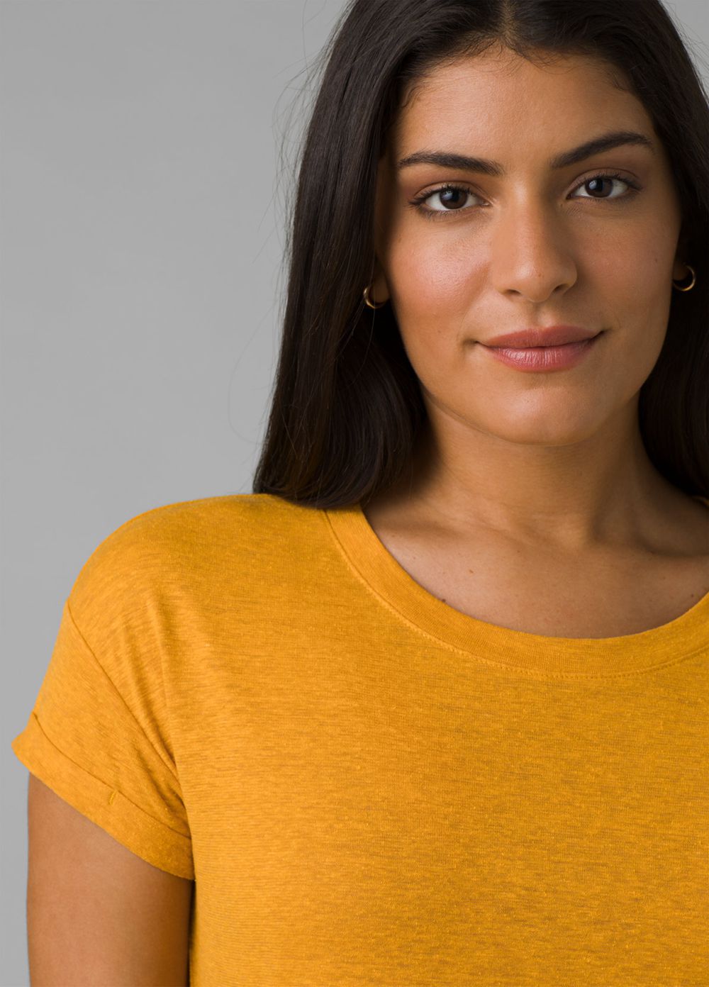 Yellow Women's PrAna Cozy Up T-Shirts | 45920-DELR