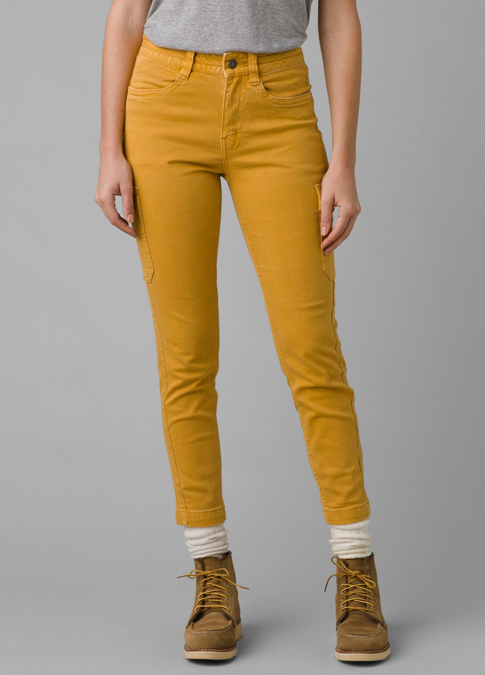 Yellow Women\'s PrAna Dollia Ankle Pants | 09718-PIFT