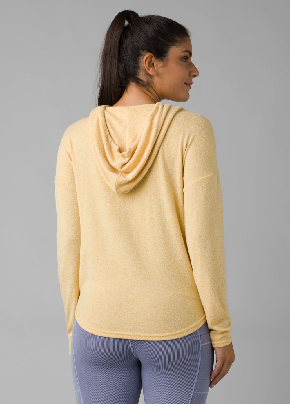 Yellow Women's PrAna Foresta Sweaters | 94385-ZDXK