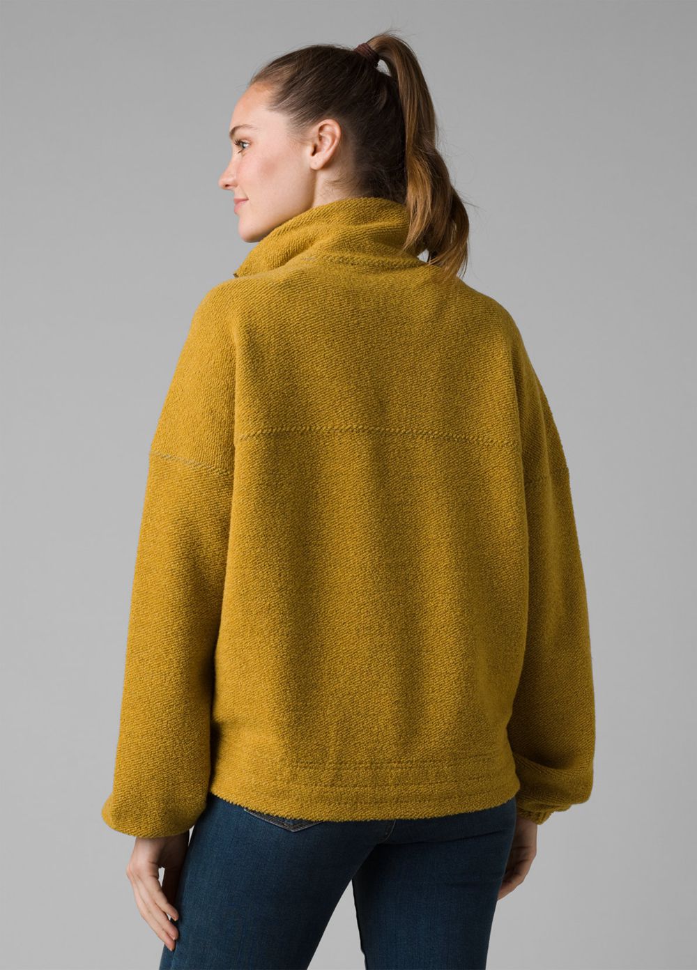 Yellow Women's PrAna Glen Ivy Pullover | 85907-MOZF