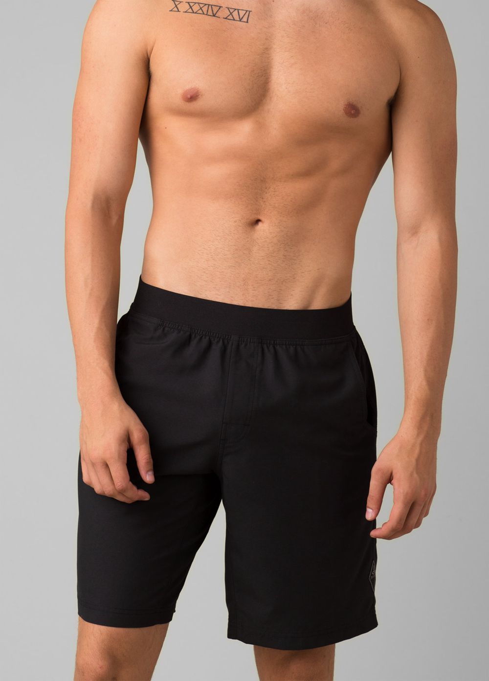 Black Men's PrAna Mojo Shorts | 72695-QWDL