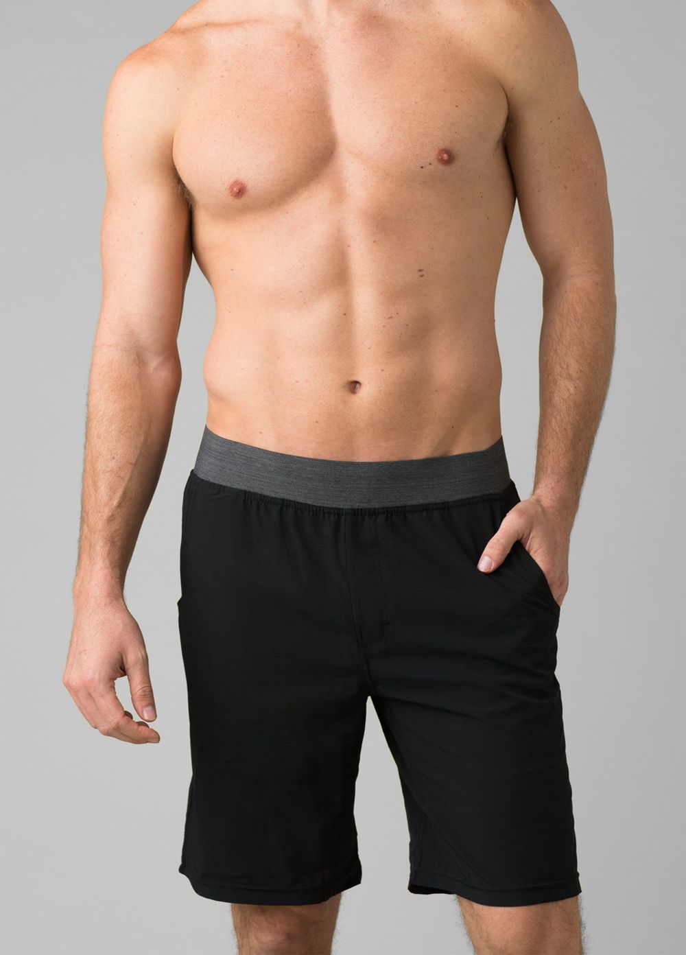 Black Men's PrAna Super Mojo II Shorts | 24031-BLUR