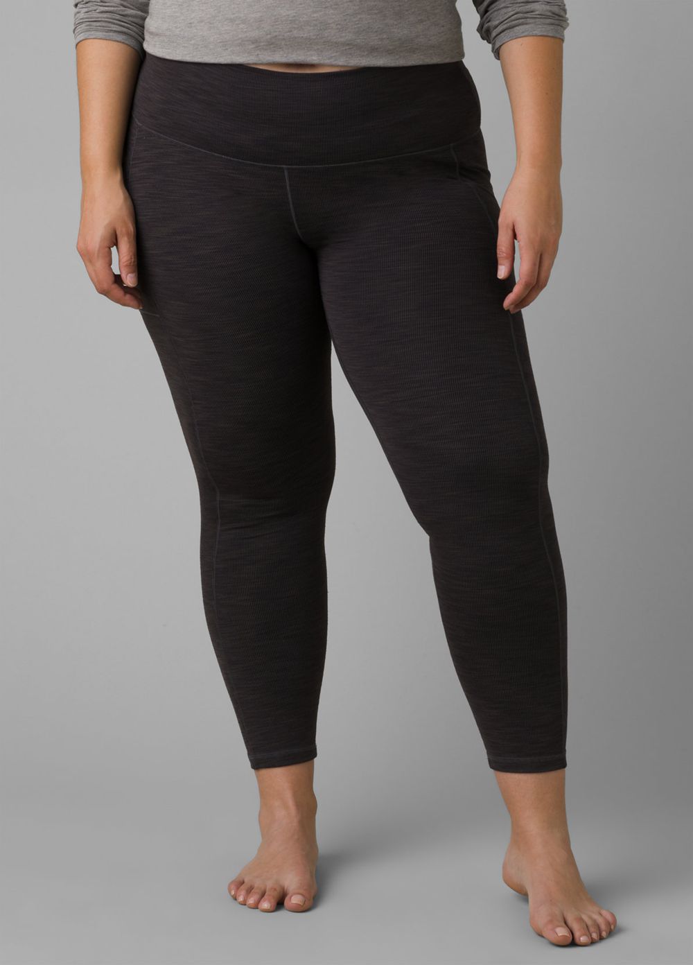 Black Women's PrAna Becksa 7/8 Plus Leggings | 86490-PNSW