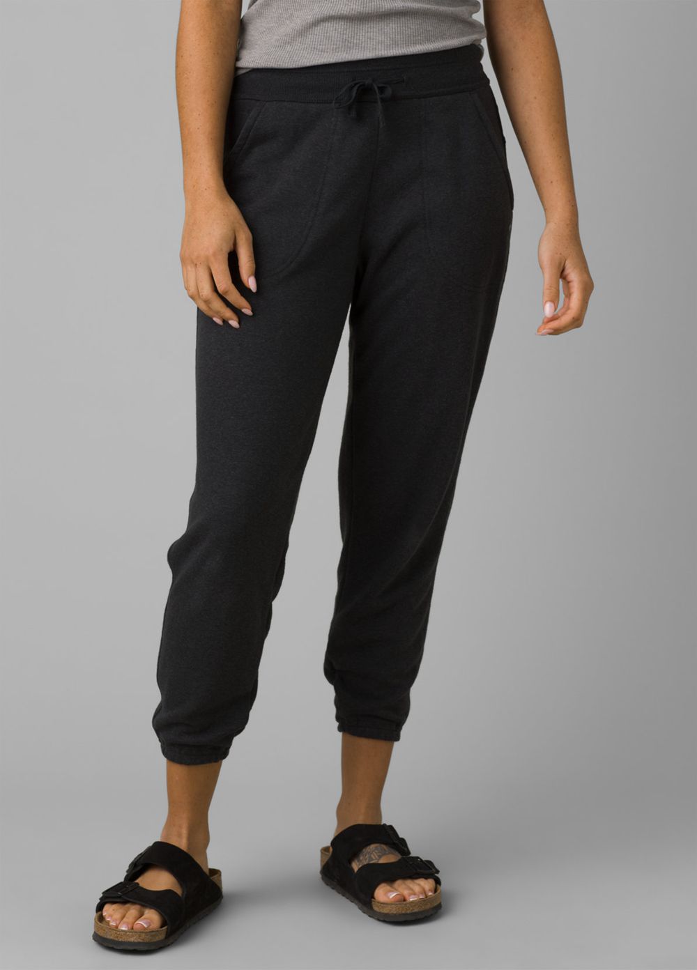 Black Women's PrAna Cozy Up Ankle Leggings | 08429-JHKN