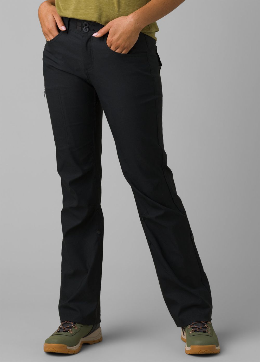 Black Women's PrAna Halle II Pants | 45107-LAFB