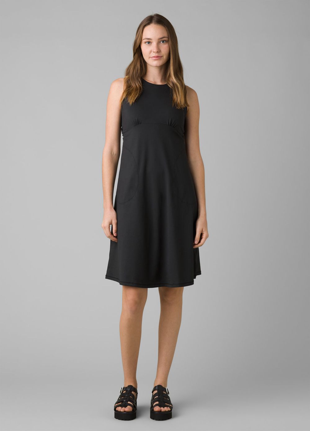 Black Women's PrAna Jewel Lake Dresses | 76392-CRAX