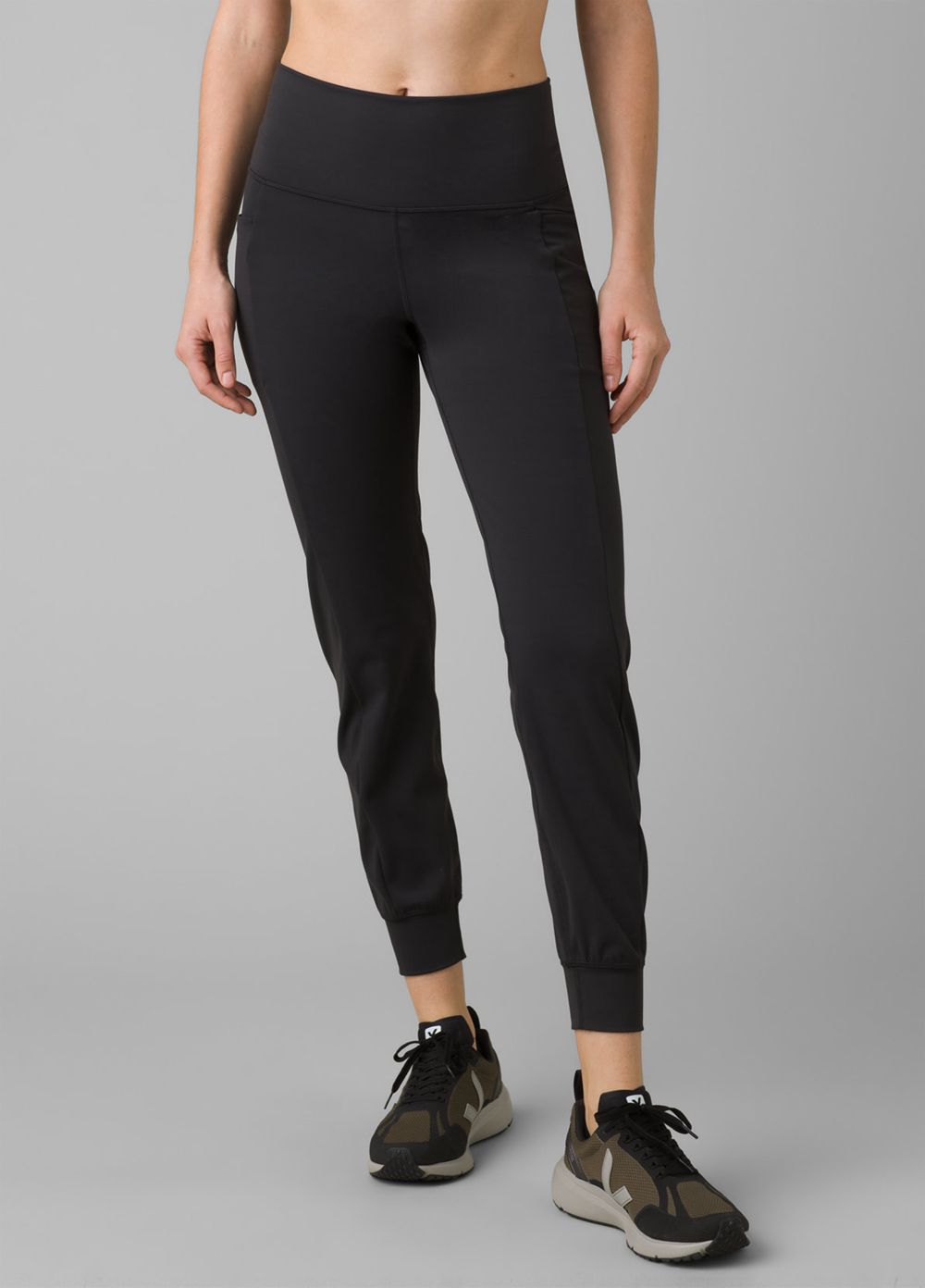 Black Women's PrAna Layna Jogger Leggings | 75689-OSXH