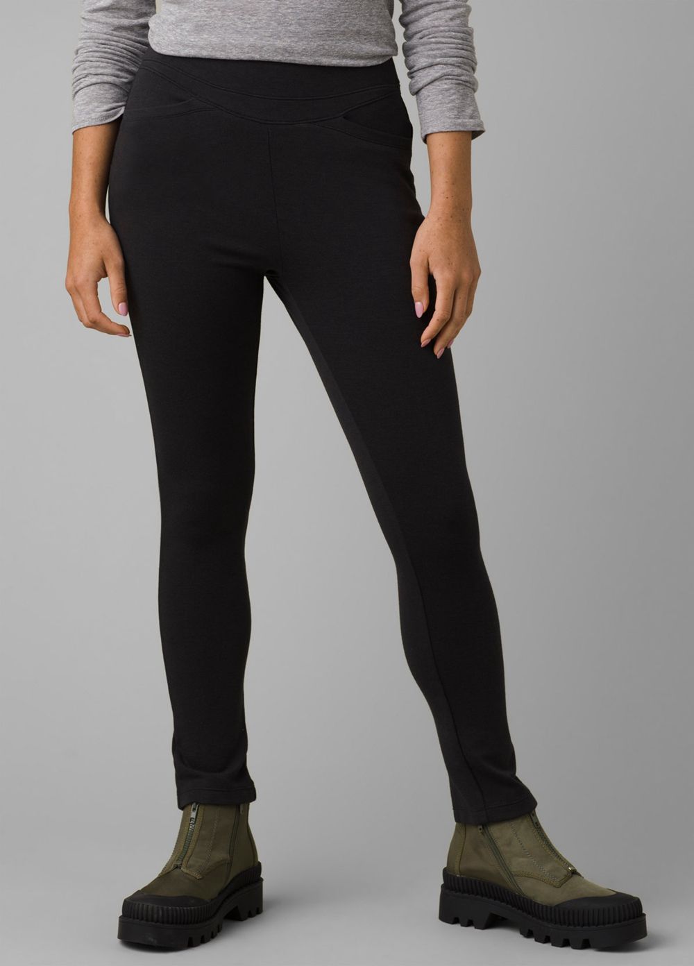 Black Women's PrAna Monte Baldo Leggings | 70354-WGVS