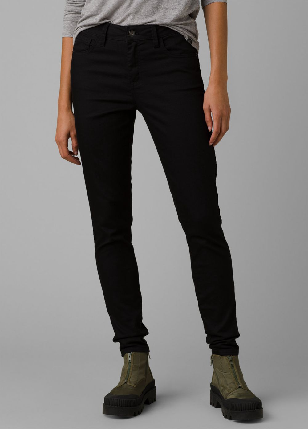 Black Women's PrAna Oday Jeans | 23084-TUCL