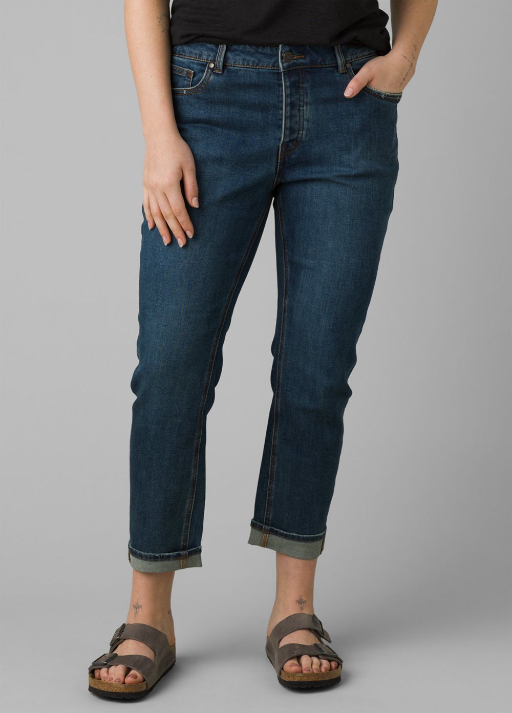 Blue Women's PrAna Buxton Jeans | 76245-GAWS