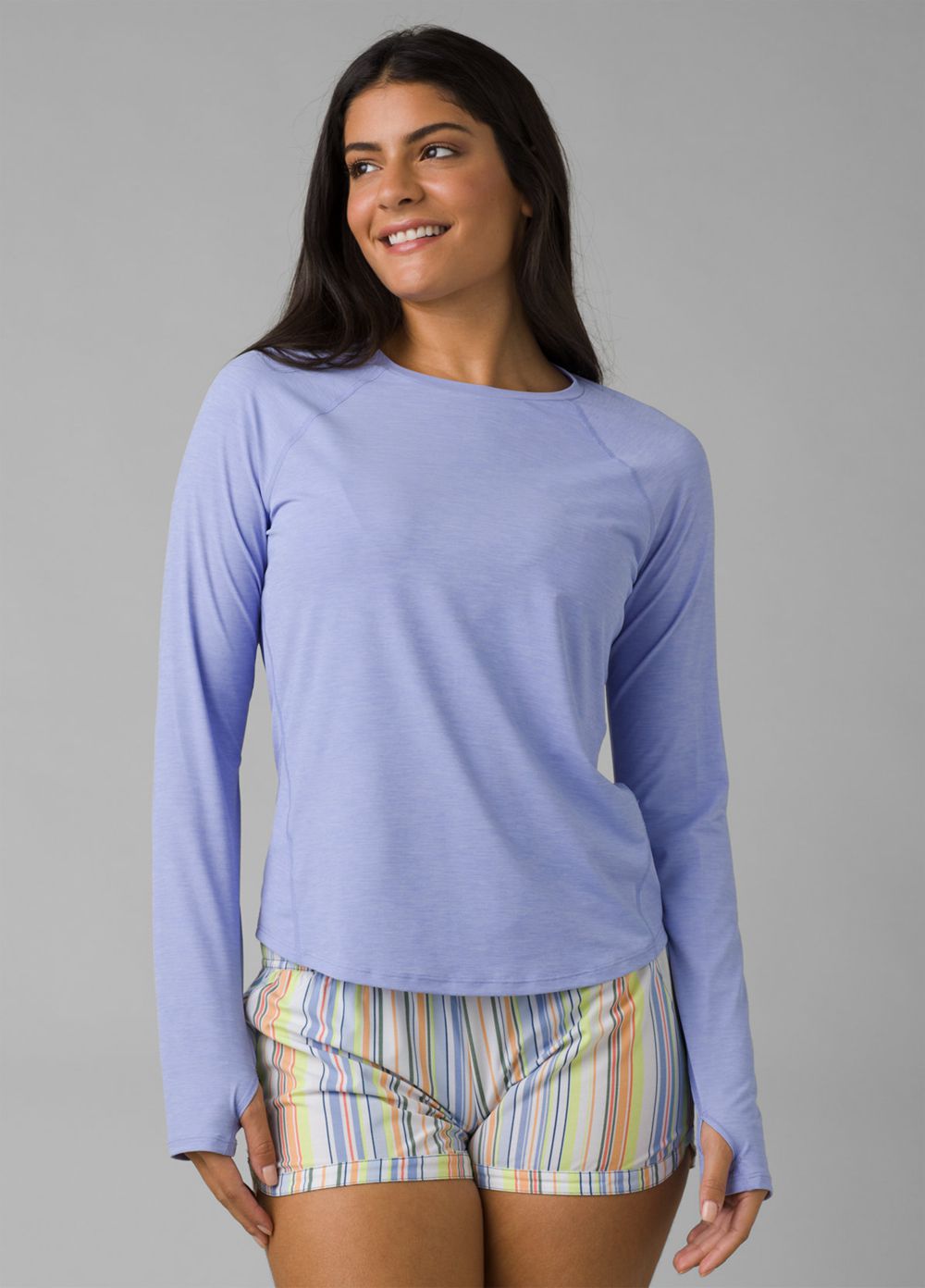 Blue Women's PrAna Eileen T-Shirts | 13265-FSPM