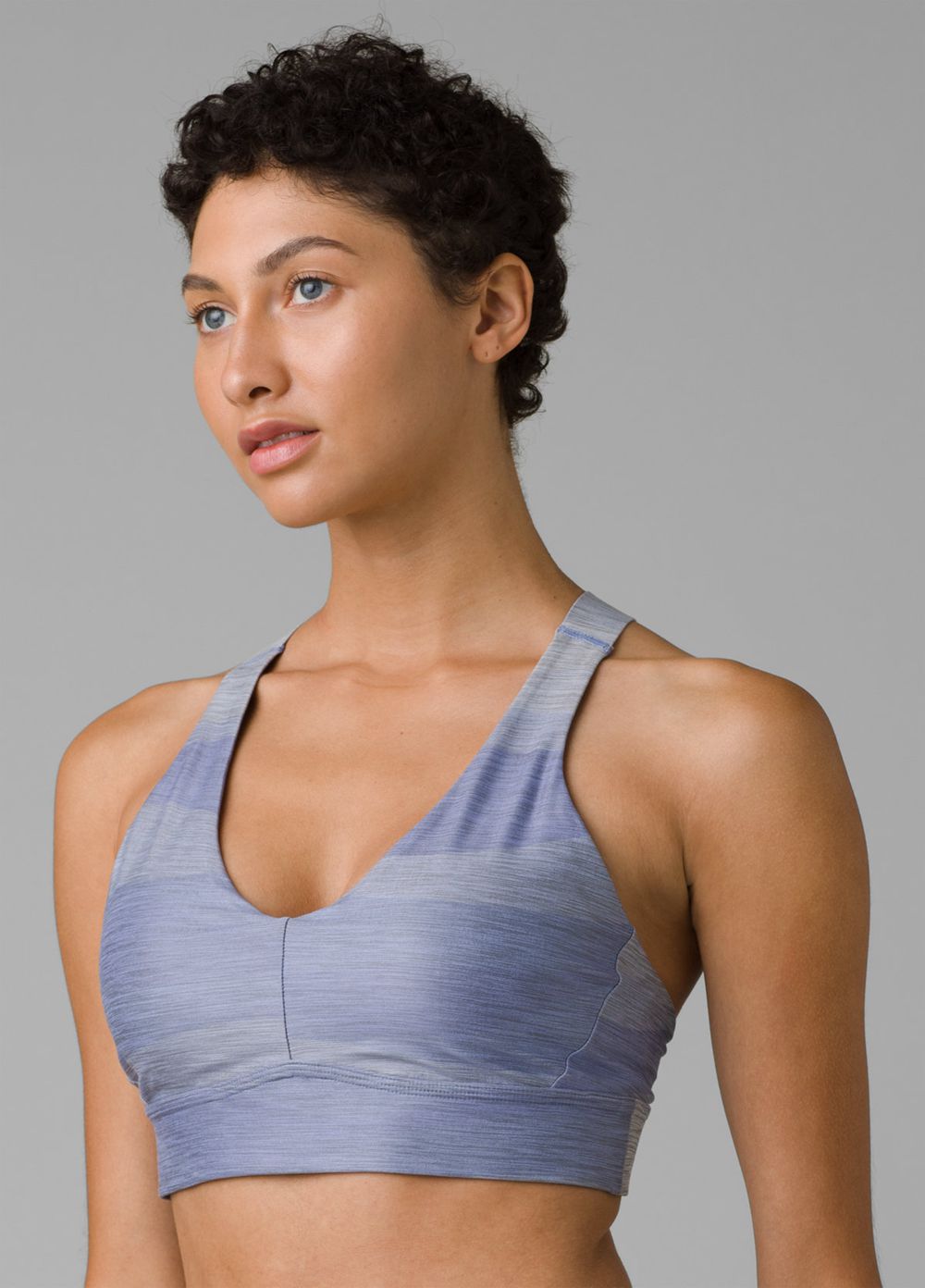 Blue Women's PrAna Layna Bra | 85320-LYTG