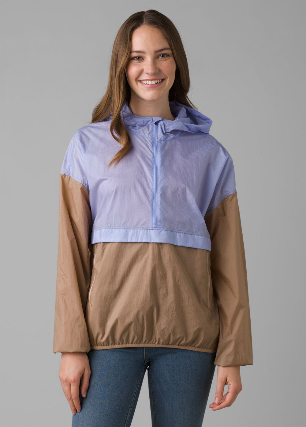 Blue Women's PrAna Whistler Anorak Jackets | 37052-UYKM