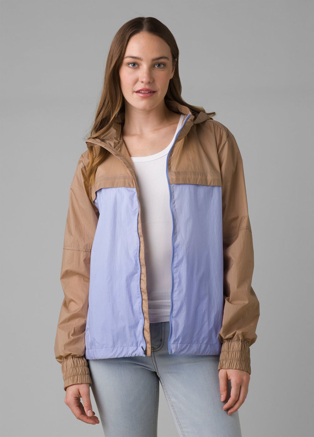 Brown Blue Women's PrAna Whistler Jackets | 81904-LTPW