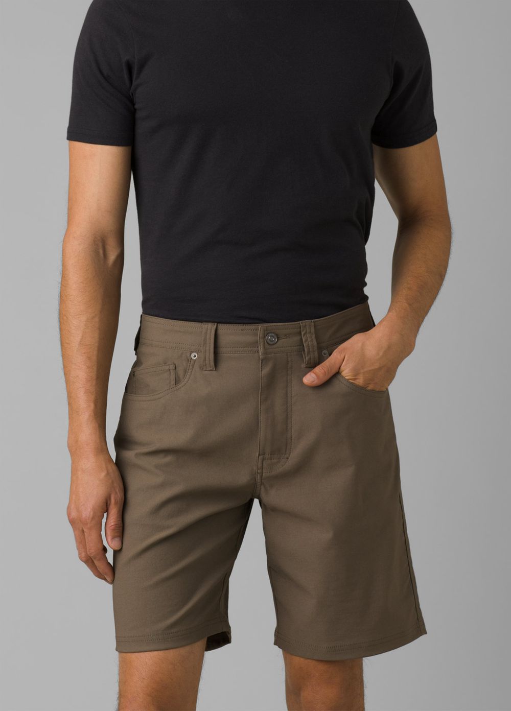 Brown Men's PrAna Brion II Shorts | 28065-FNHC