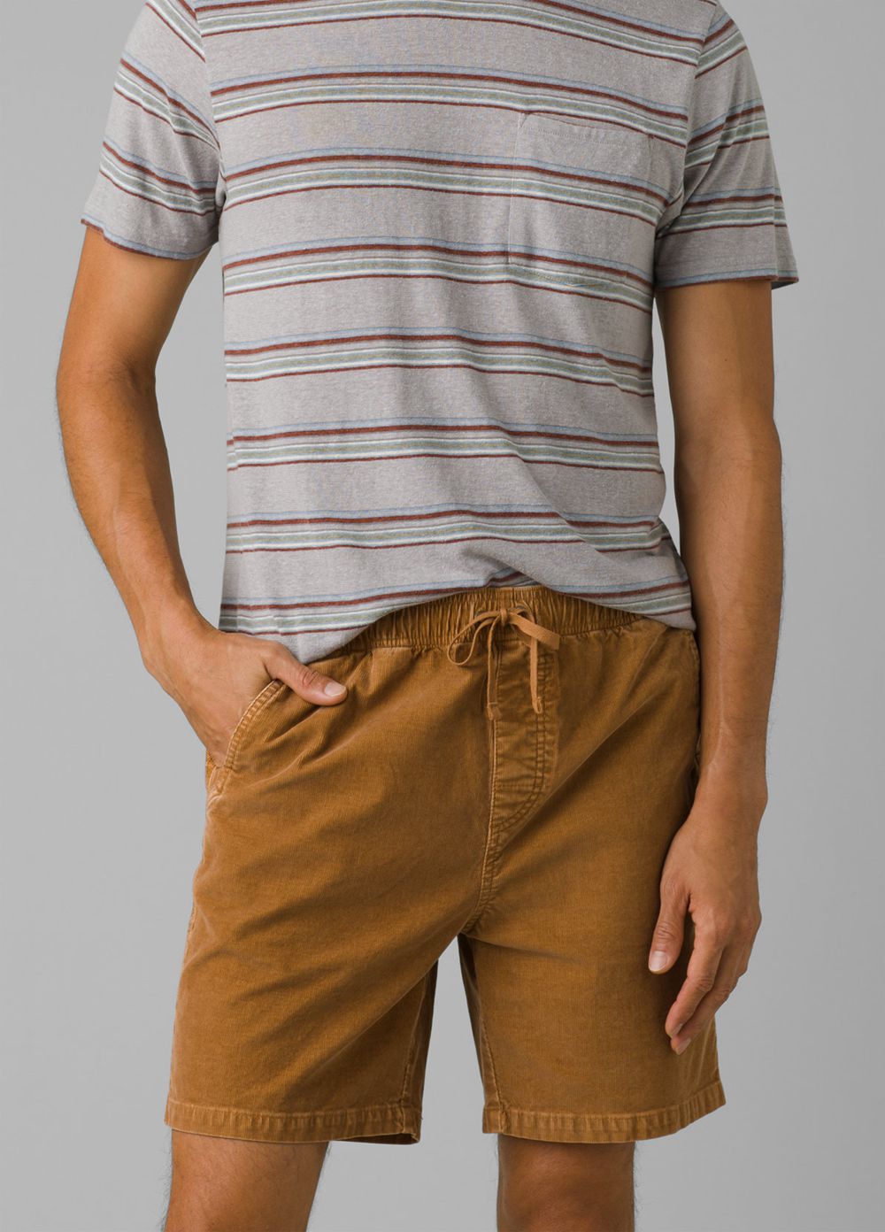 Brown Men's PrAna Canyon Camp Shorts | 31825-ULDP