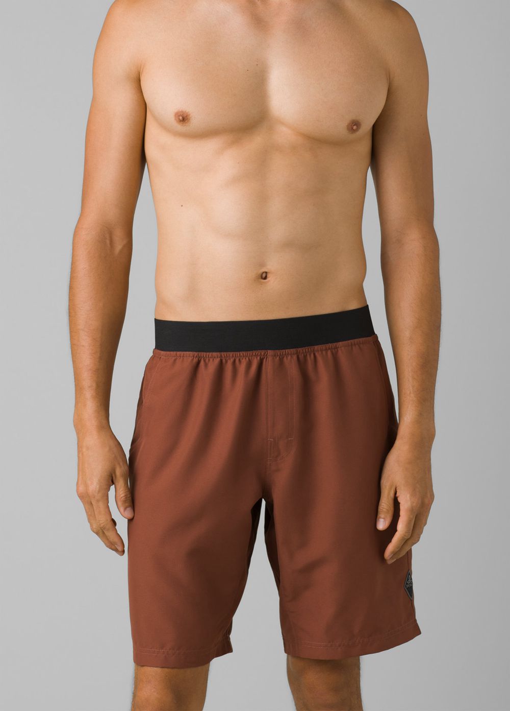 Brown Men's PrAna Mojo Shorts | 98427-EWJV