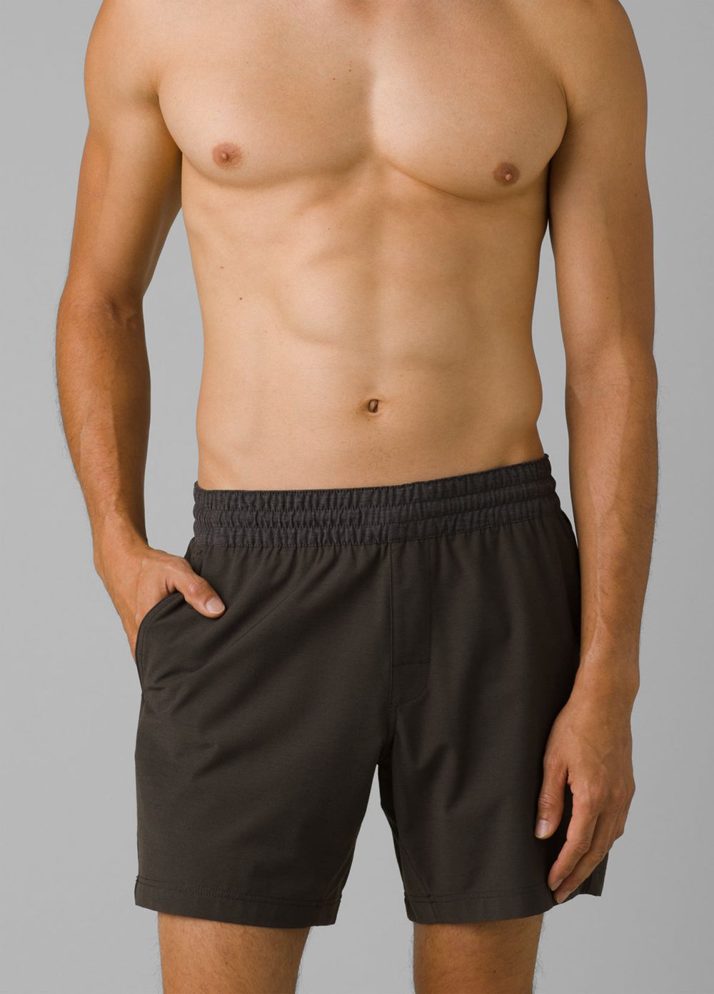 Brown Men's PrAna Slope Shorts | 31586-LQOF