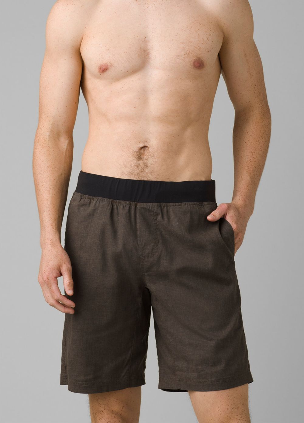 Brown Men's PrAna Vaha Shorts | 09413-DUBZ