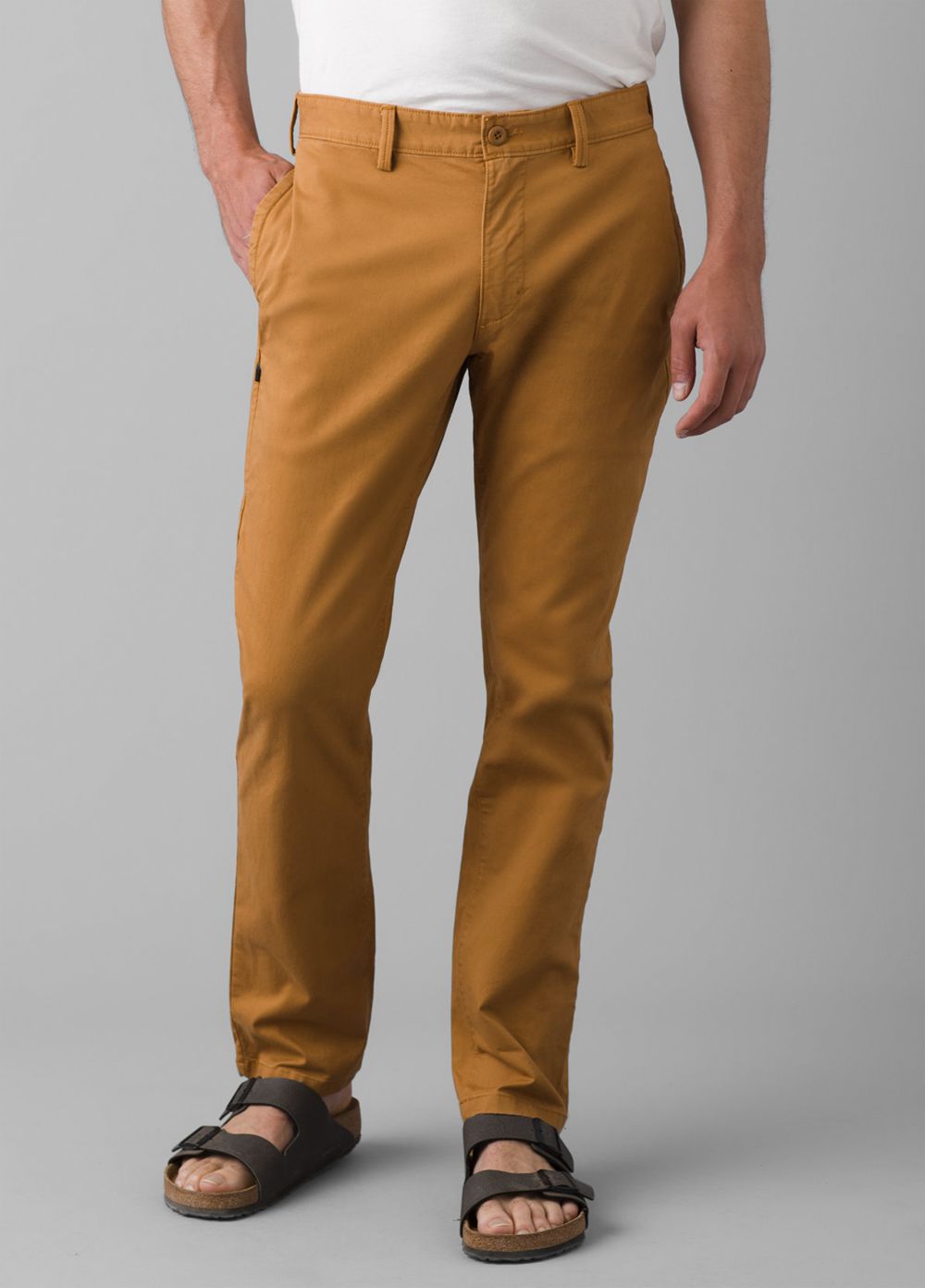 Brown Men's PrAna Westover Pants | 58947-SECF