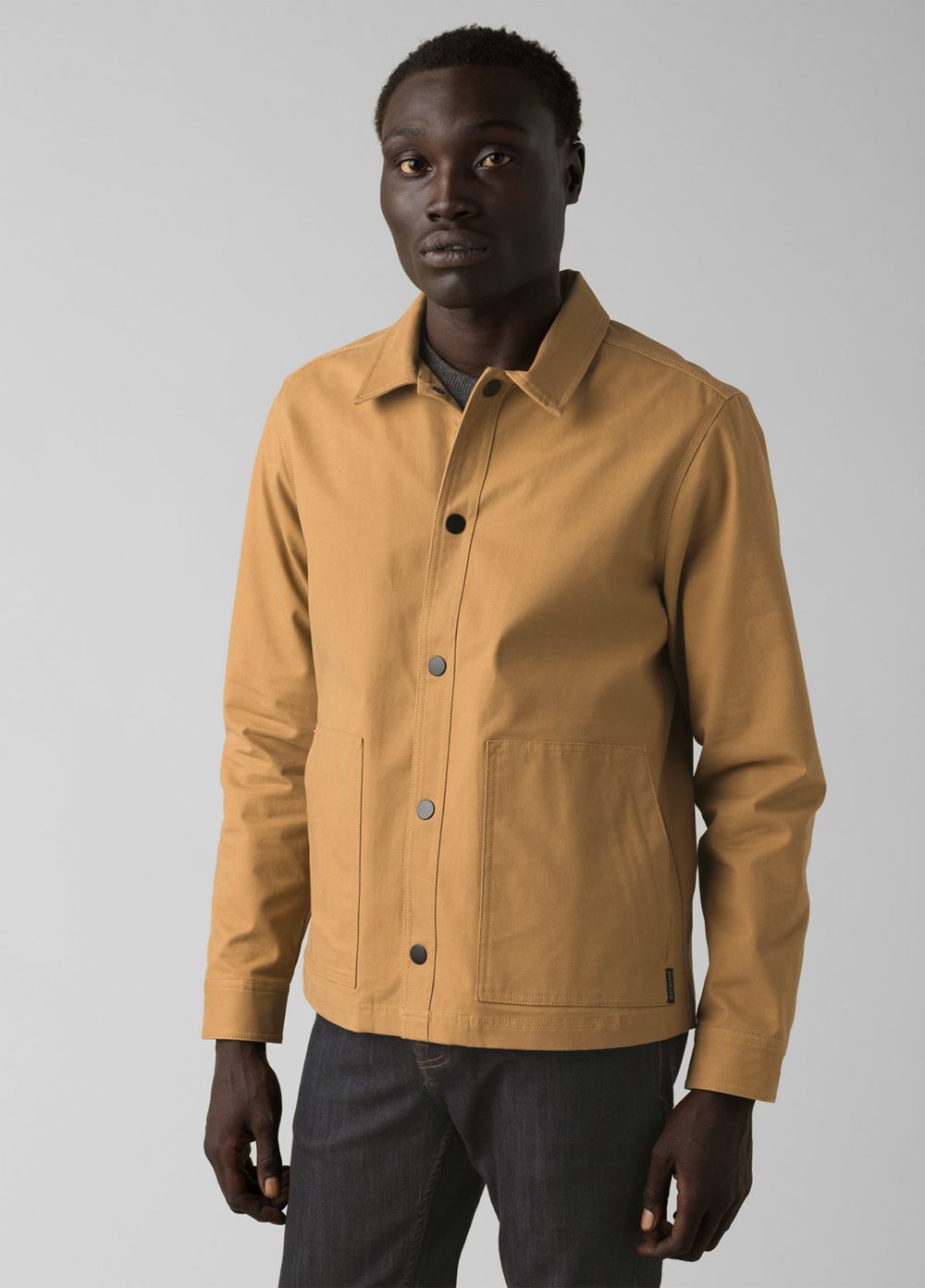 Brown Men's PrAna Westside Jackets | 10297-JWSO