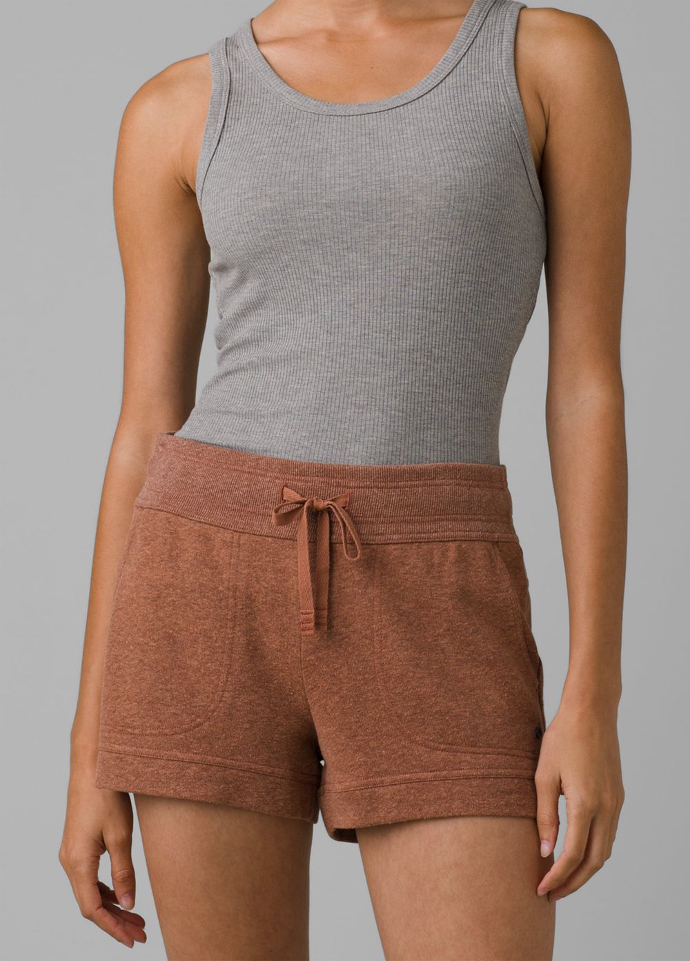 Brown Women's PrAna Cozy Up Shorts | 71358-MIXR