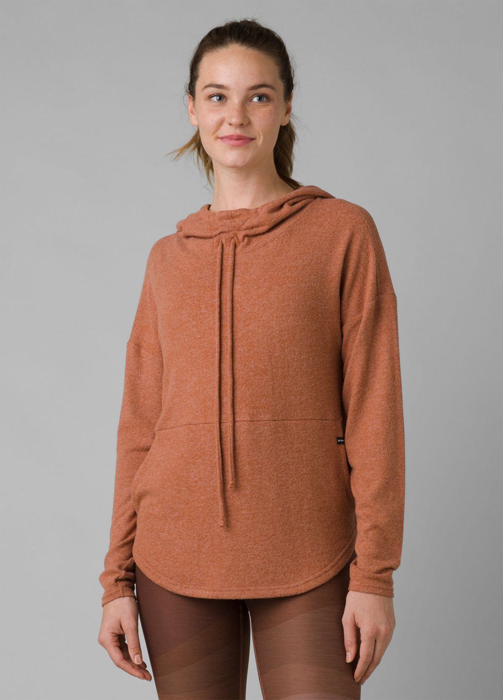 Brown Women's PrAna Foresta Sweaters | 69375-VXAE