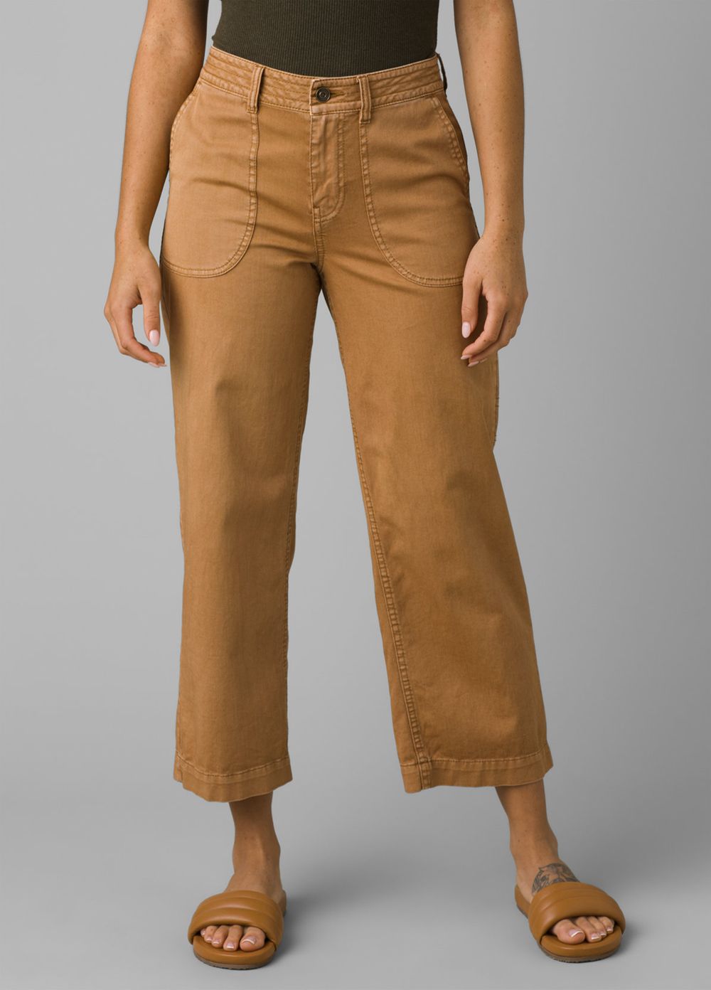 Brown Women's PrAna Sancho Pants | 58976-CMLT