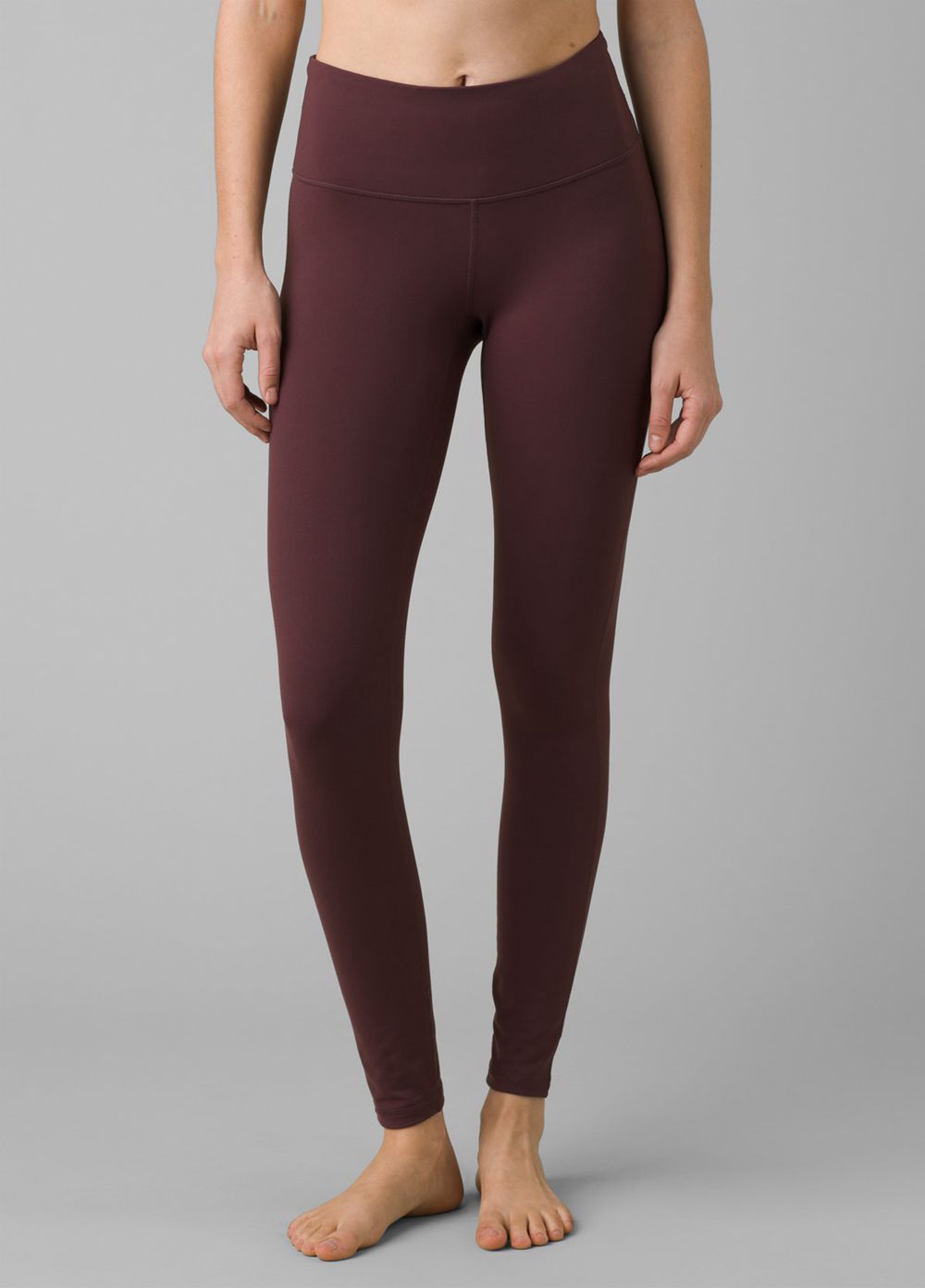 Burgundy Women's PrAna Transform Leggings | 49768-RQIY