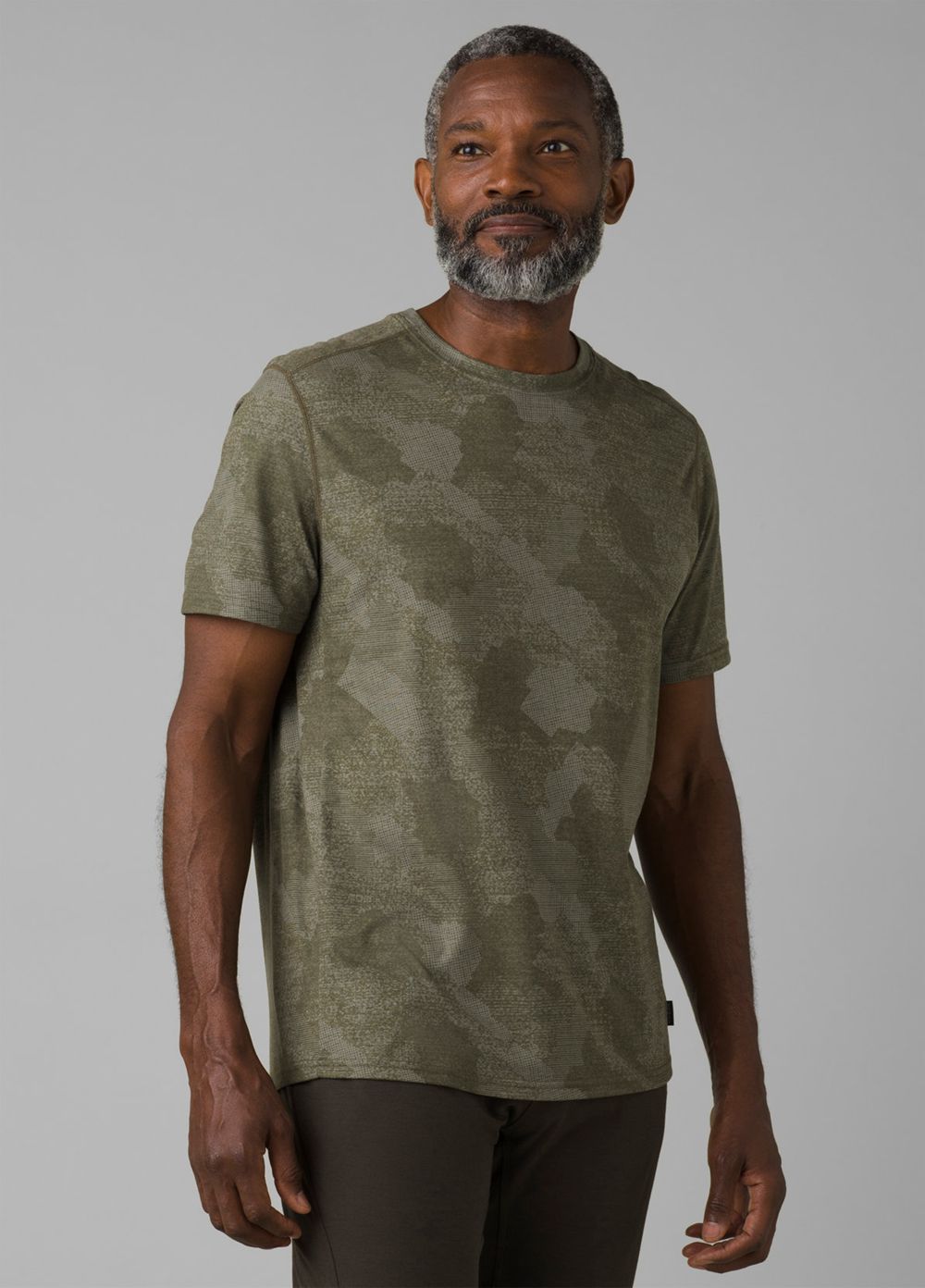 Camouflage Men's PrAna Prospect Heights Graphic Short Sleeve T-Shirts | 76901-DYVP