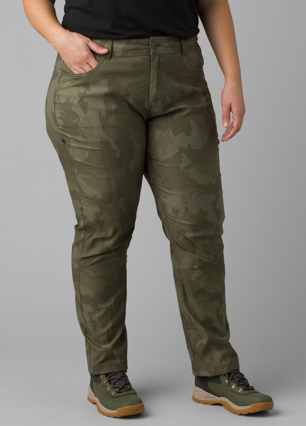 Camouflage Women's PrAna Halle Straight Plus II Pants | 40763-EMTP