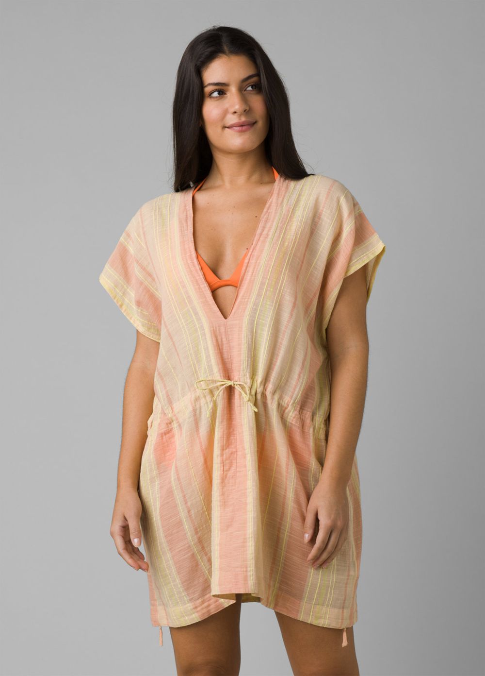 Coral Women's PrAna Marina Bay Tunic Shirts | 32071-UBSV