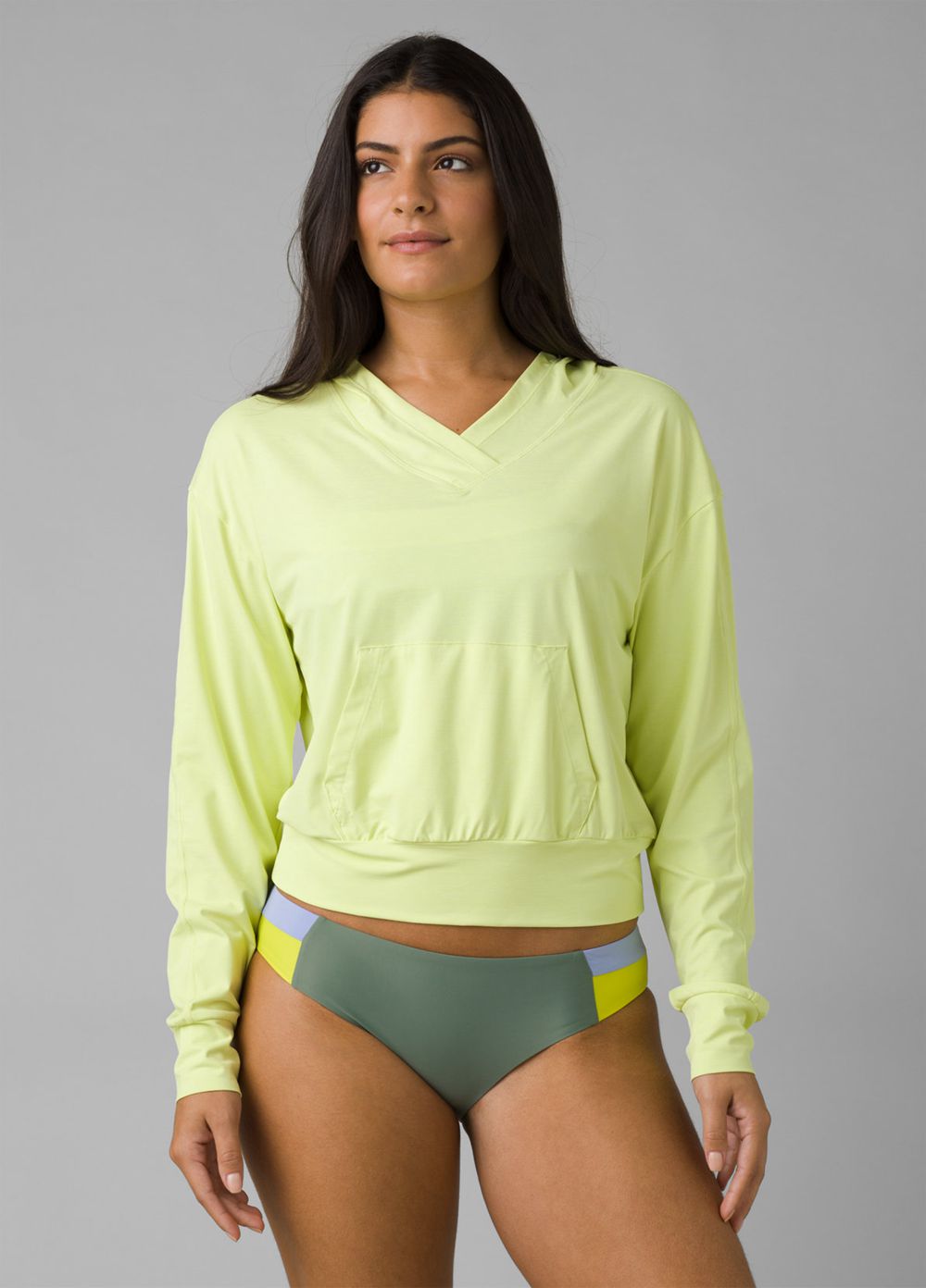 Green Women's PrAna Eileen Hoodie | 94312-COYZ