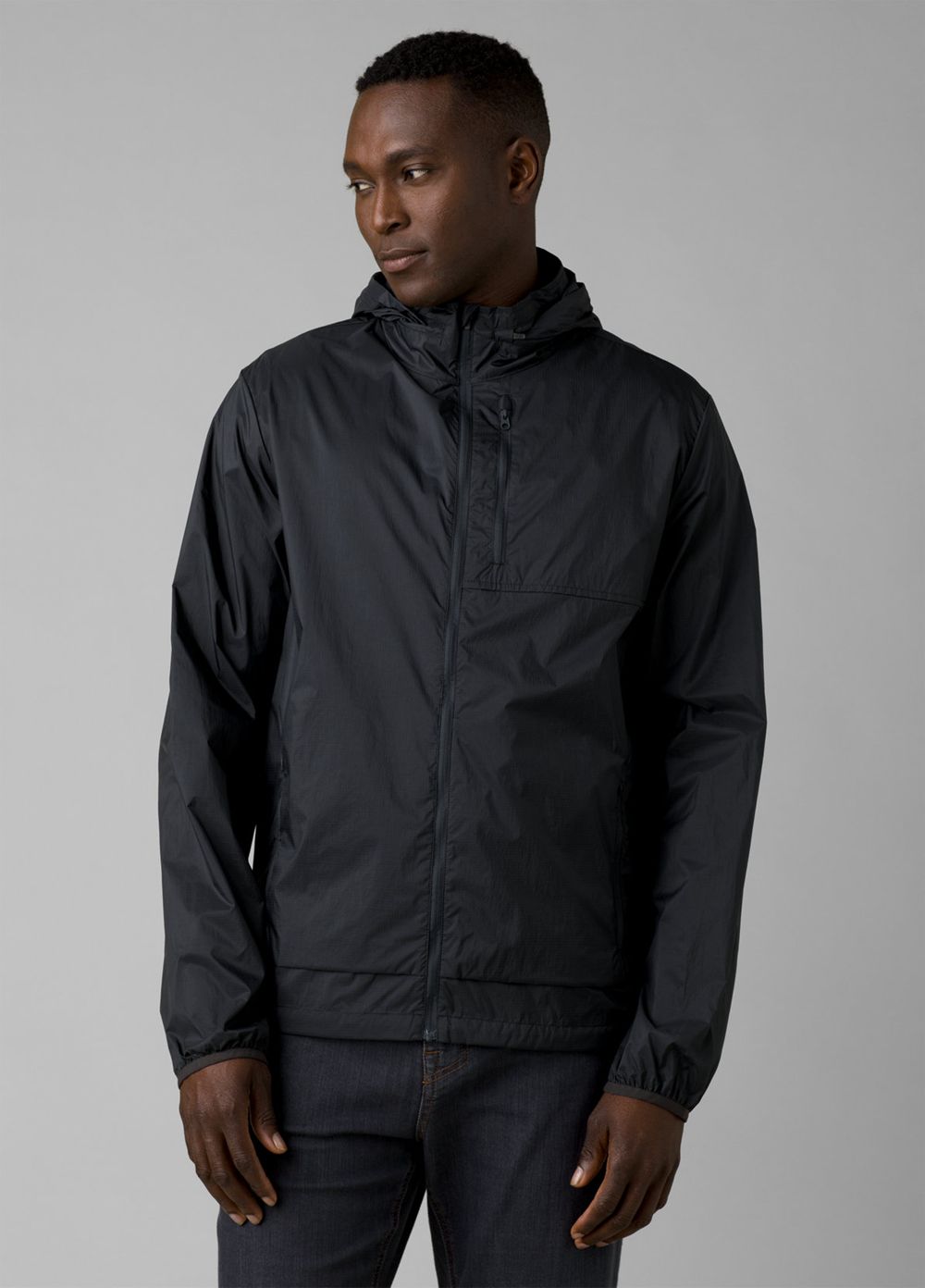 Grey Men's PrAna Transit Range Jackets | 64183-OWKP