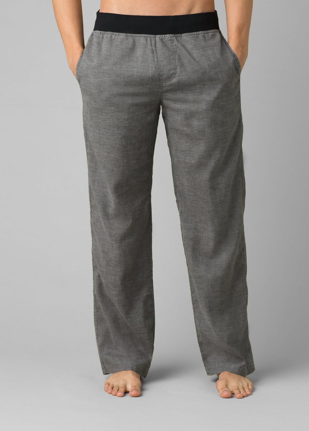 Grey Men's PrAna Vaha Pants | 08146-LYND