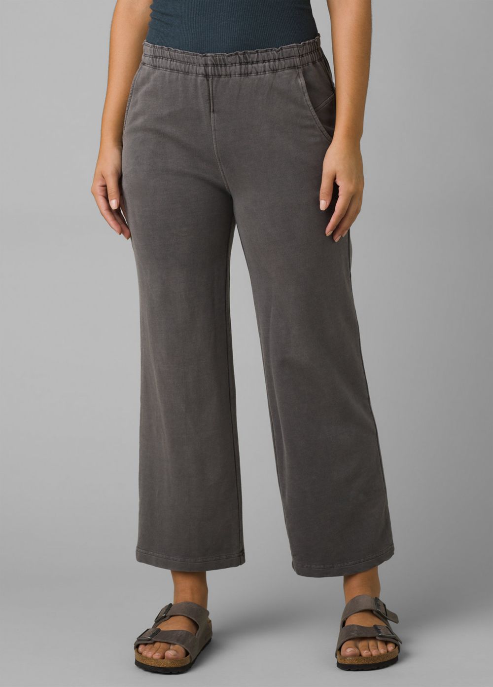 Grey Women's PrAna Calimero Sweat Pants | 76034-VCDW