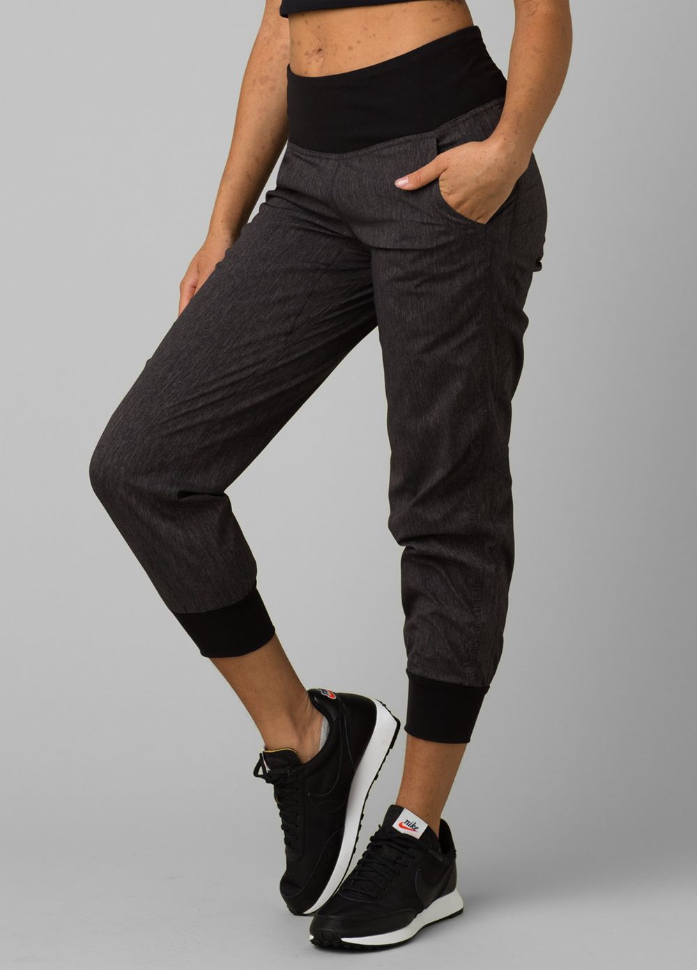 Grey Women's PrAna Summit Jogger Pants | 26849-ECXI