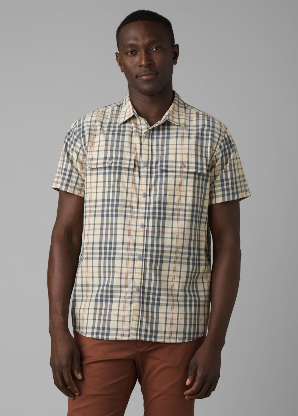 Multicolor Men's PrAna Kirkwood Shirts | 84956-GDWA