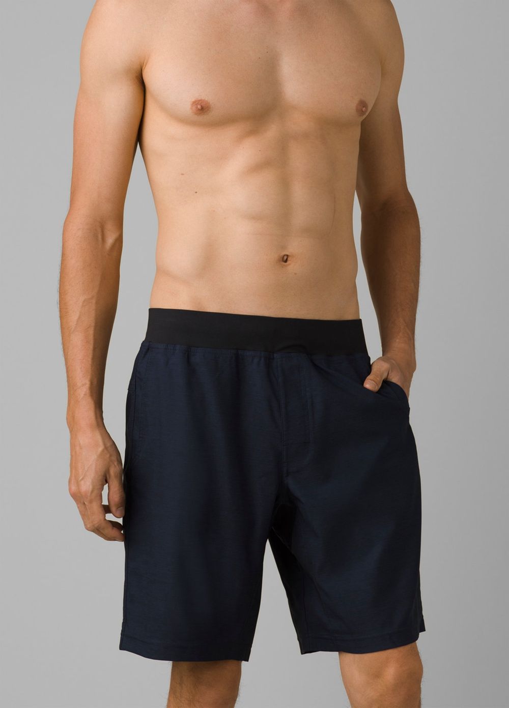 Navy Men's PrAna Peak to Creek Shorts | 36021-CGXP