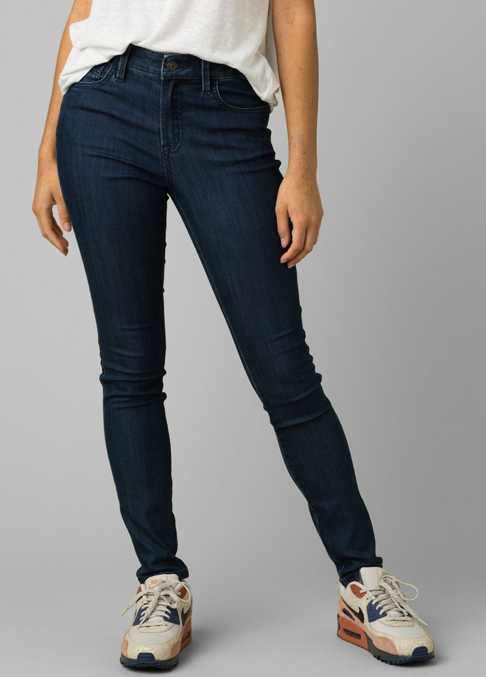 Navy Women's PrAna Oday Jeans | 47256-BDMG