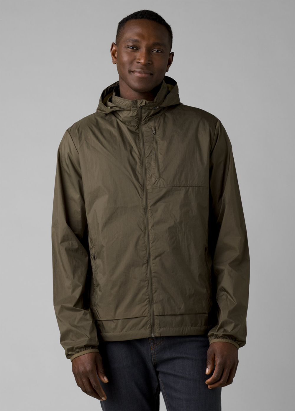 Olive Men's PrAna Transit Range Jackets | 73290-OYLB