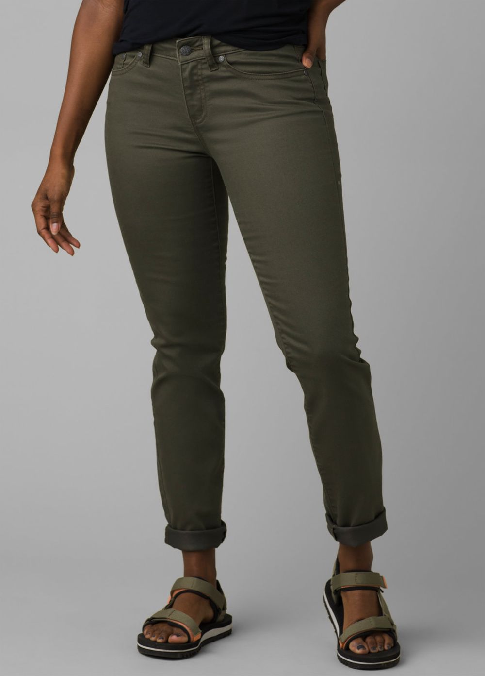 Olive Women's PrAna Kayla Jeans | 03279-UFTW