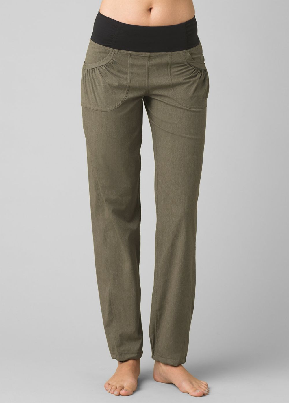 Olive Women's PrAna Summit Pants | 86245-BVMN