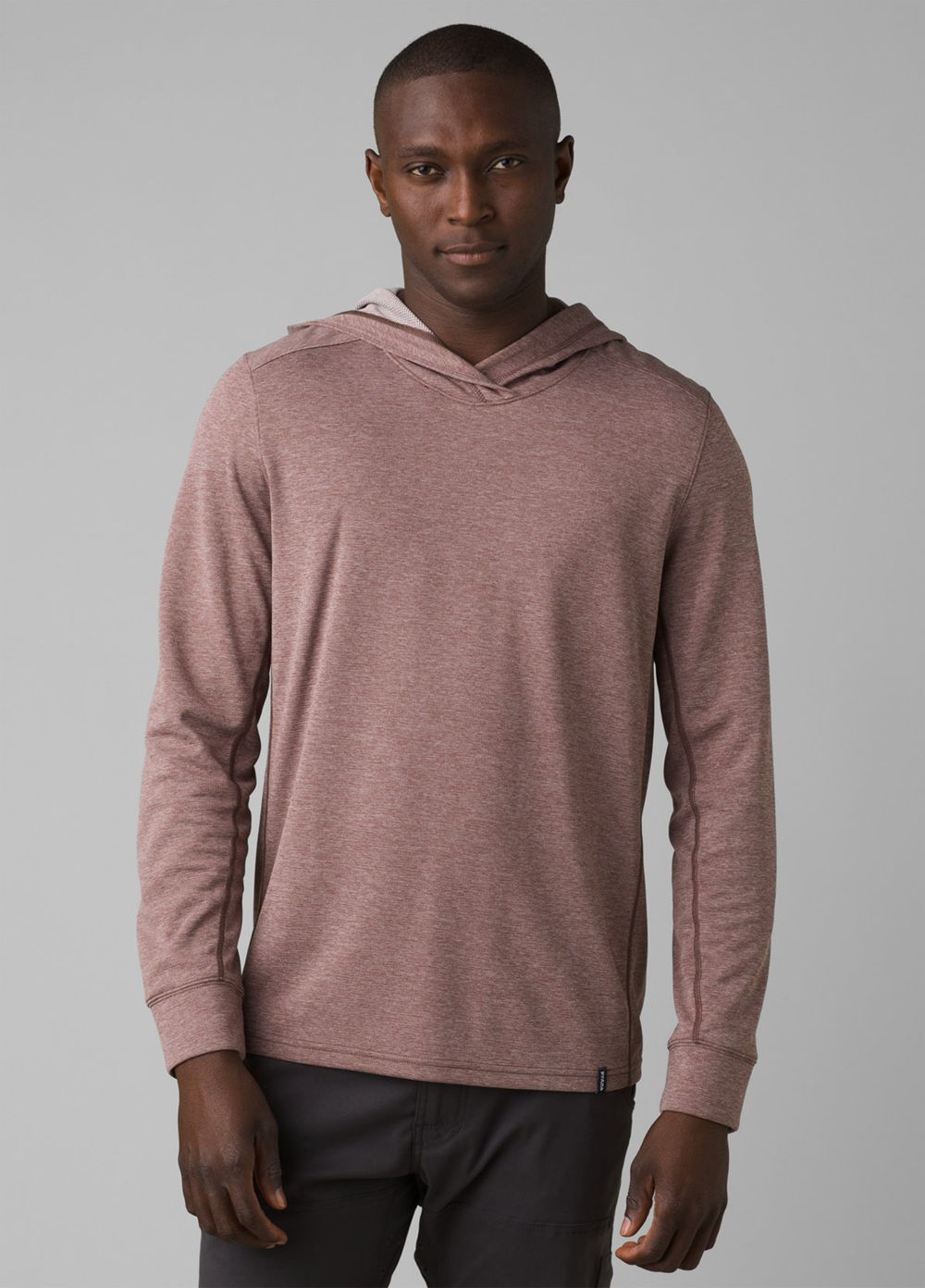 Pink Men's PrAna Sol Defender Hoodie | 90842-CNDQ