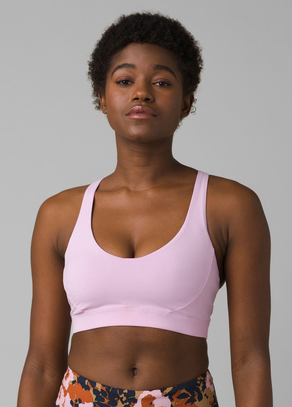 Pink Women's PrAna Everyday Bra | 21940-DSUJ