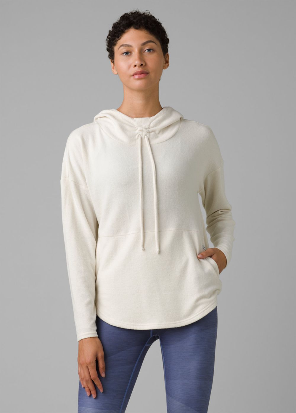 White Women's PrAna Foresta Sweaters | 31756-NABK